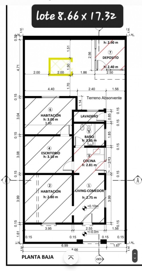 CASA 4 AMB. BARRIO LOS ANDES